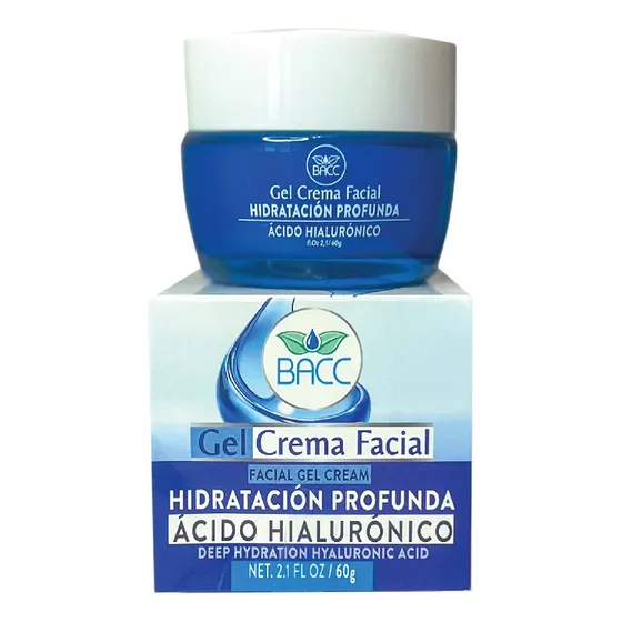 Gel Crema Facial Hidratación Profunda 60 Gr Bacc Beauty