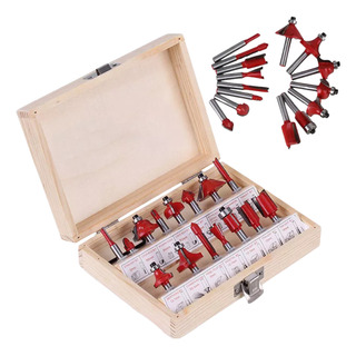 Kit 15 Fresa Para Tupia Madeira Compativel Makita Bosch 6mm Kit 15 Fresa Para Tupia Madeira Compativel Makita Bosch 6mm