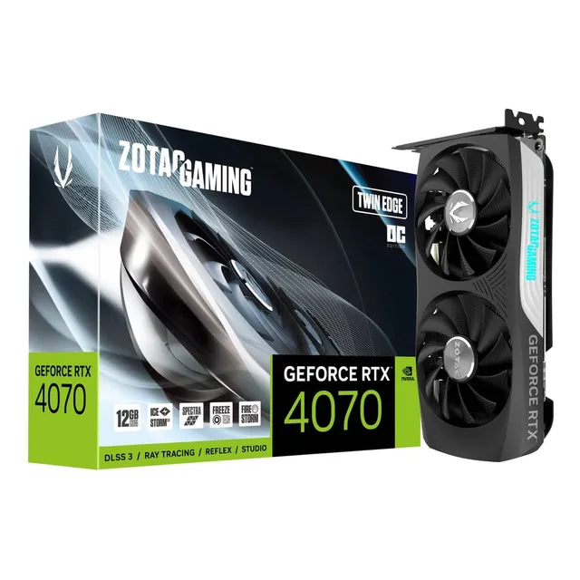 Tarjeta De Video Zotac Nvidia Geforce Rtx 4070 Twin Edge Oc