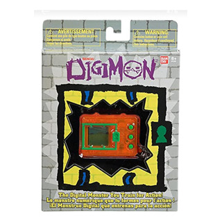 Digimon Tamagotchi Digivice Naranja Fluorescente Con Verde Digimon Tamagotchi Digivice Naranja Fluorescente Con Verde