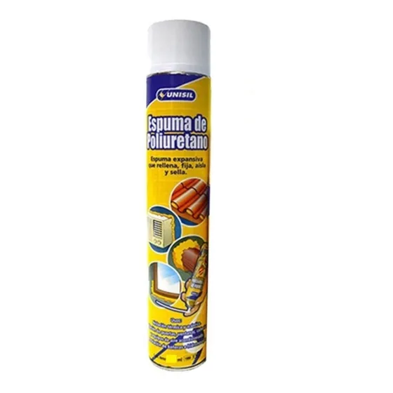 Espuma Poliuretano Expandido 750 Ml. Unisil Ferreplus