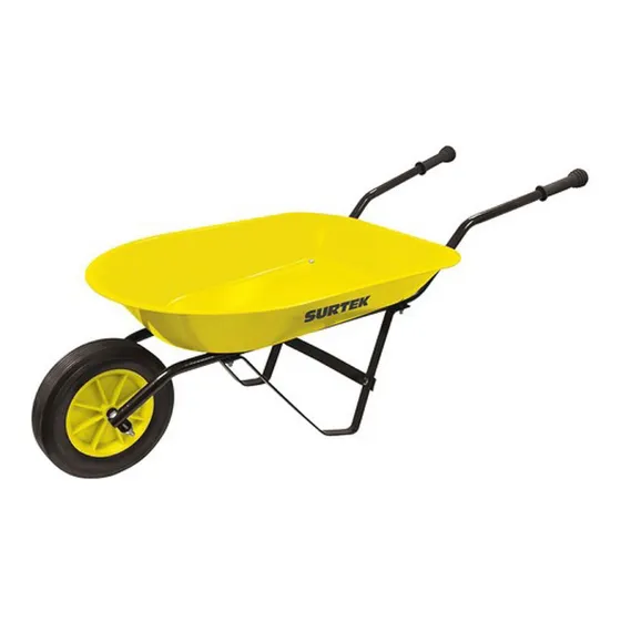 Carretilla 1.0 Ft Bastidor D/met Amarilla Niños Surtek Ct07