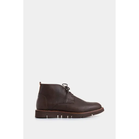 Vélez Botas Calgary De Cuero Hombre Acabado Natural Café