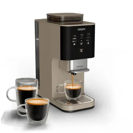 Coffee Crush Extra, Cafetera Automática Espresso Krups, Compacta, 15 Bares de Presión