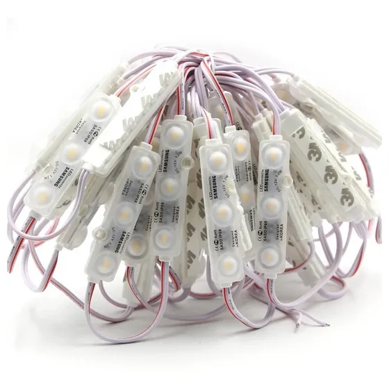 Módulo 3 Led Samsung 5630 Ip68  Luz Fria 6500k