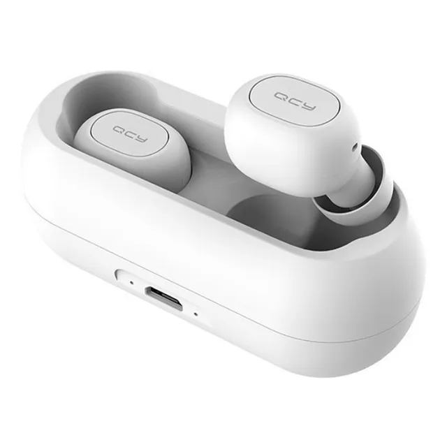 Auriculares in-ear gamer inalámbricos QCY Bluetooth T1C QCY T1C blanco