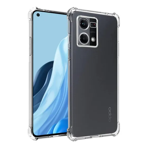 Funda Para Oppo Reno 7 4g Acrigel Esquinas Reforzadas Color Transparente