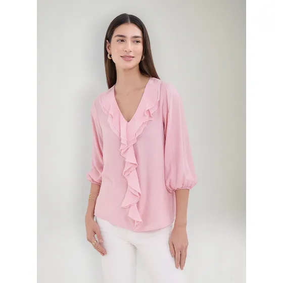 Blusa De Mujer Manga 3/4 Marca Patprimo Color Rosa #30123550