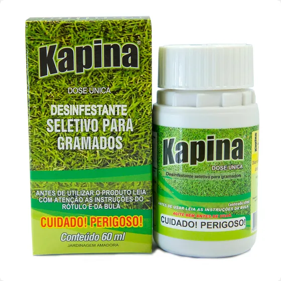 Kapina Herbicida Seletivo Para Gramados Rawell - 60 Ml