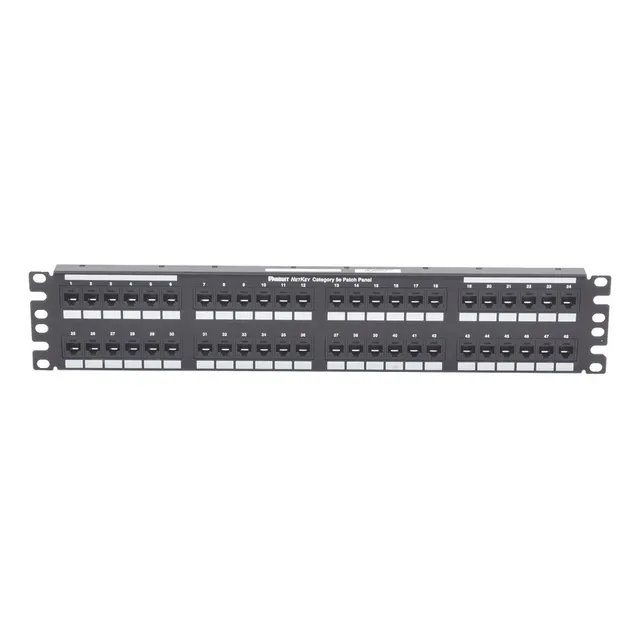 Panduit Panel Parcheo Impacto 110, Cat6 48ptos 2ur Nk6ppg48y