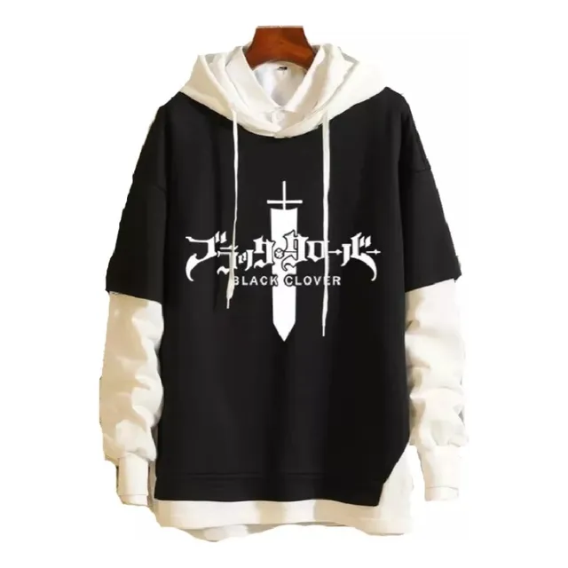 Sudadera Chaqueta Suéter Con Capucha Anime Para Black Clover