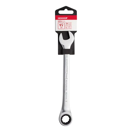 Chave Combinada Catraca 15mm Gedore Red