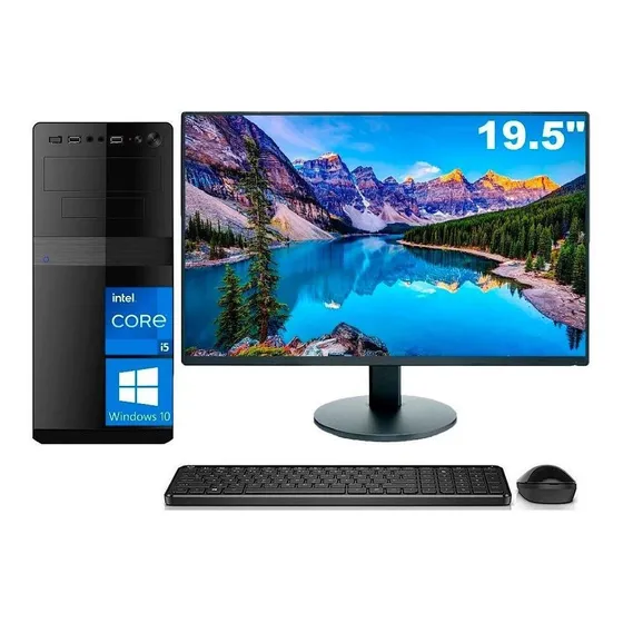 Computador Completo Intel I5 2400 8gb Ssd 256gb Windows 10 Easypc