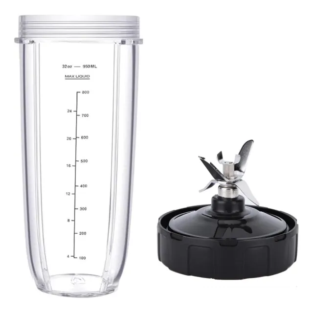 Kit Vaso + Cuchilla Para Licuadora Nutri Ninja De 7 Aletas