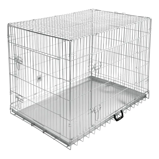 Jaula Para Mascotas Con Bandeja De Metal 122x74x93cm Petking