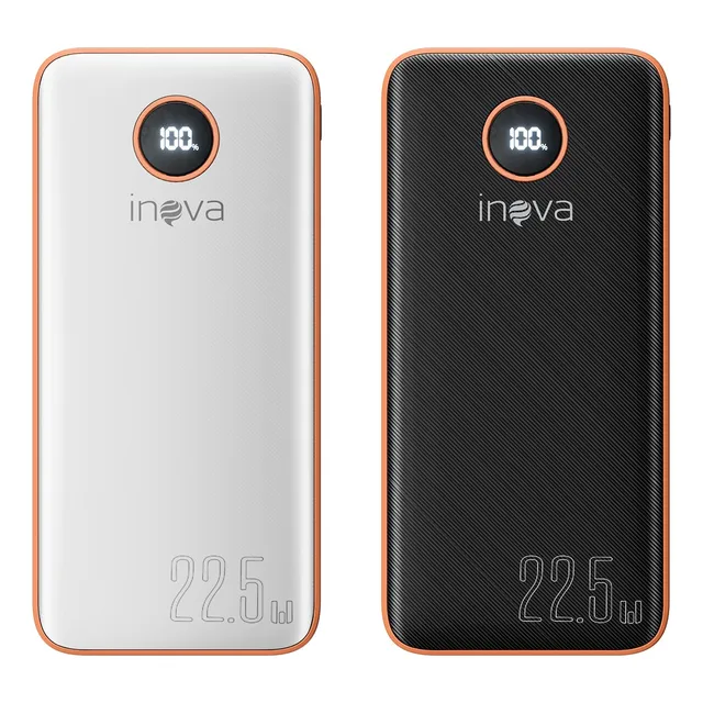 Power Bank Portátil 10000mah Carga Rápida 22.5w Com Display