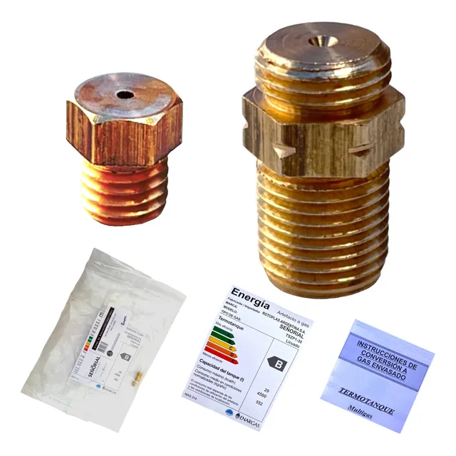 Kit Multigas/ Inyectores Termotanque Gas Señorial Original.