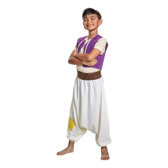 Disfraz Aladino Niño Cosplay Blanco 7-9
