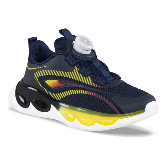 Tenis Running Halven Azul Osc Para Niño Croydon