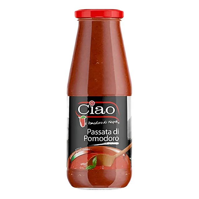 Ciao! Pasta De Pomodoro 680g En Botella De Vidrio - Tomate
