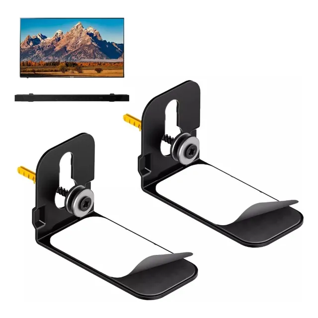 Soporte Para Parlantes Y Soundbar (2 Unid) A Muro, 90°