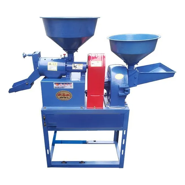 Molino Trillador De Arroz Con Motor Electrico De 4 Hp