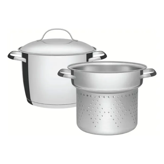 Juego Cozi-pasta X2 Piezas Acero Inoxidable - Tramontina