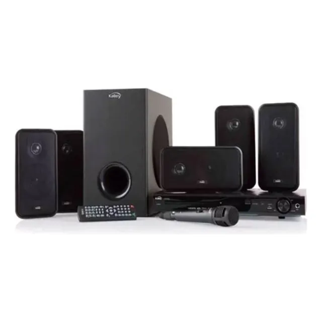 Teatro En Casa Dvd Kalley 140w 5.1 Ch Hdmi Usb Karaoke Hd