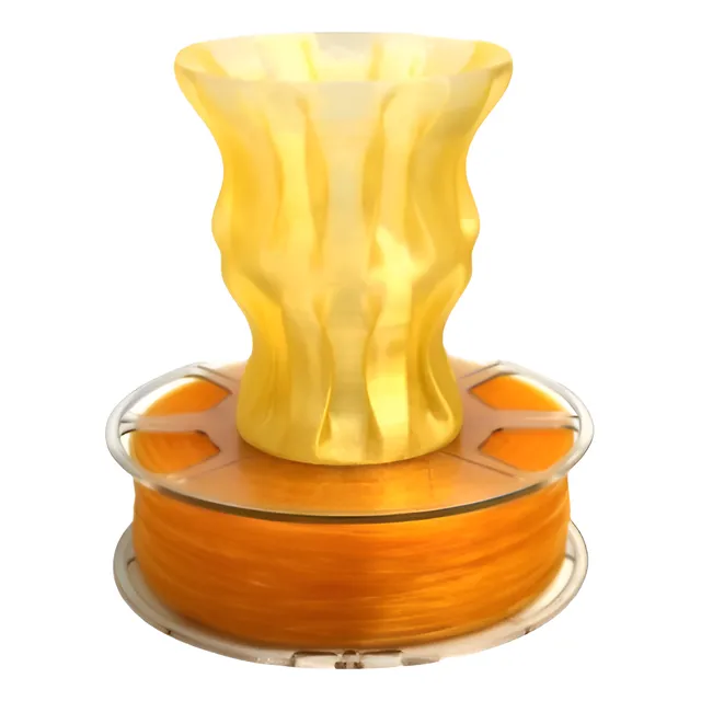 Filamento 3d Pla Glass Traslucido Naranja 1.75mm 1k Fabrix