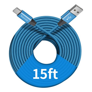 Cabo Baiwwa Long Usb C 15 Pés, Cabo Usb A Para Type C Fio De Cabo Baiwwa Long Usb C 15 Pés, Cabo Usb A Para Type C Fio De