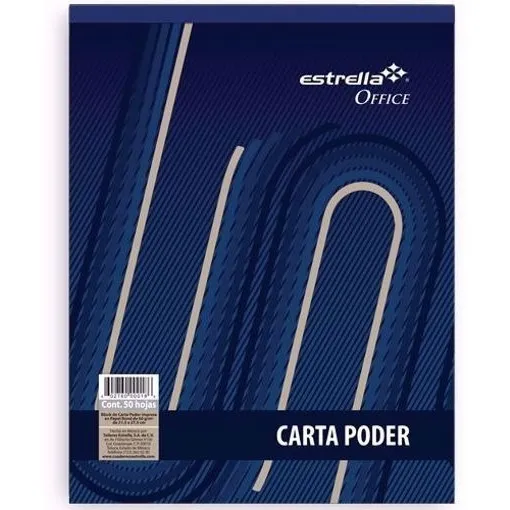Bolck De Carta Poder C/50 Hojas Estrella