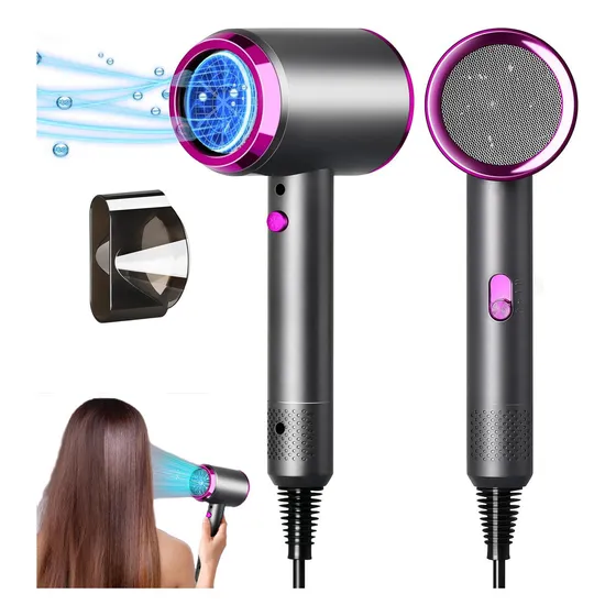 Secadora De Cabello,3000w Secador Cabello De Iónico Negativo,3 Velocidades De Ajuste Frío/calor,portatil,secadora Para Cabello Profesional Con Boquilla,apto Para Hogar,viaje,salón