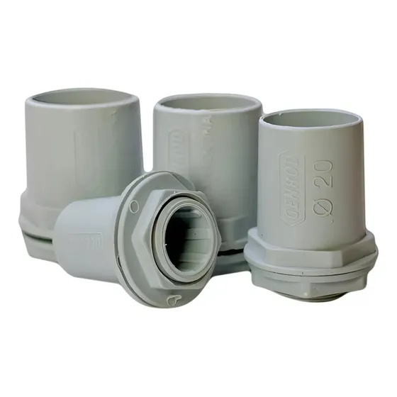 Conector Para Caño Rígido Corrugado Pvc 20mm 3/4 Genrod X50