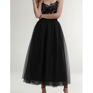 Faldas Largas De Tul Cintura Elástica,moda Cómodo Elegante Faldas Largas De Tul Cintura Elástica,moda Cómodo Elegante