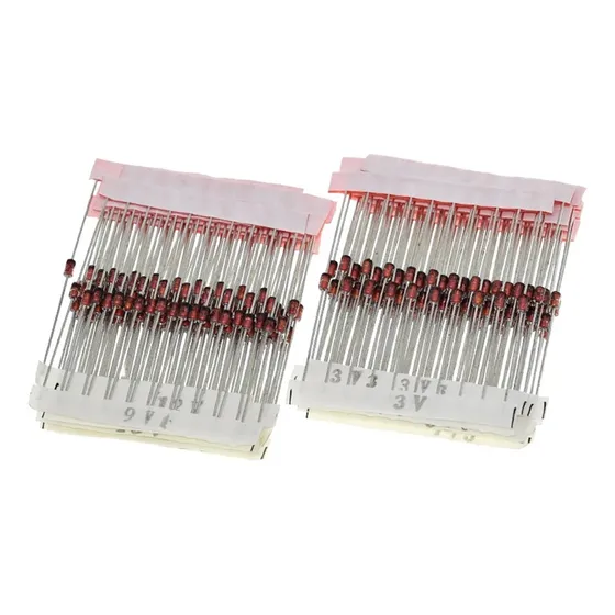 Kit Diodo Zener 1w 27 Valores 250 Peças 10 Cada Valor