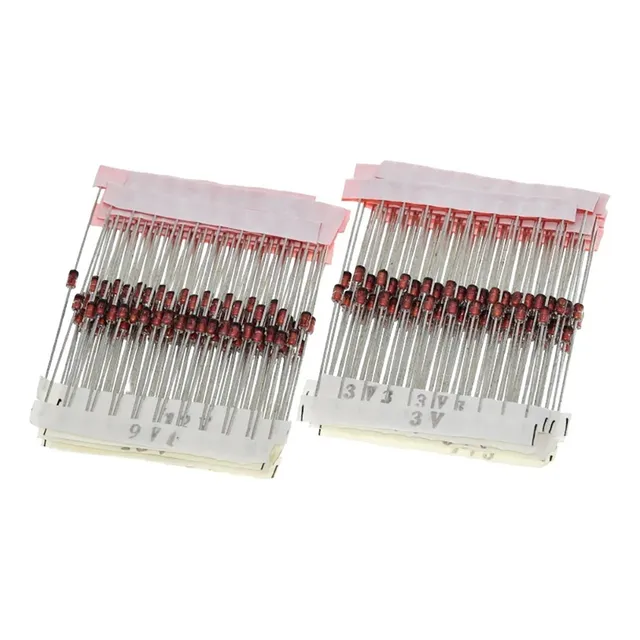 Kit Diodo Zener 1w 27 Valores 250 Peças 10 Cada Valor