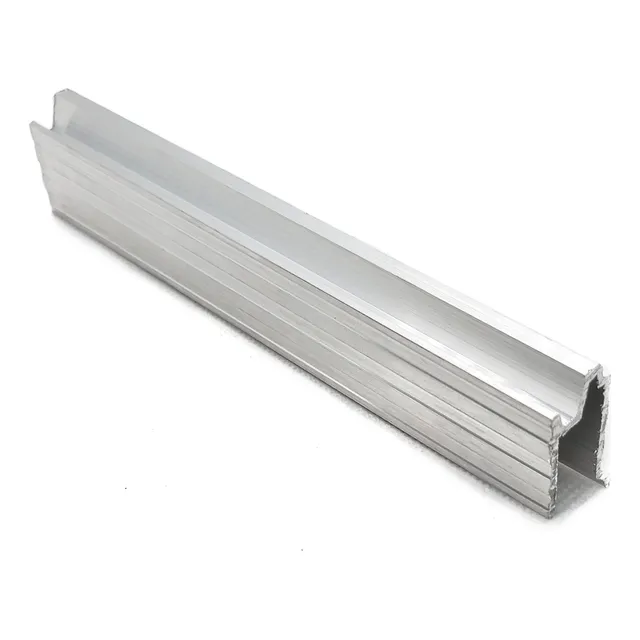 3m Perfil Hibrido Macho E Fêmea 10mm- Enviado 3 Partes De 1m
