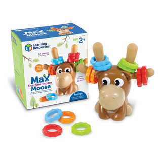 Toy Learning Resources Max The Fine Motor Moose, 13 Piezas Y Toy Learning Resources Max The Fine Motor Moose, 13 Piezas Y