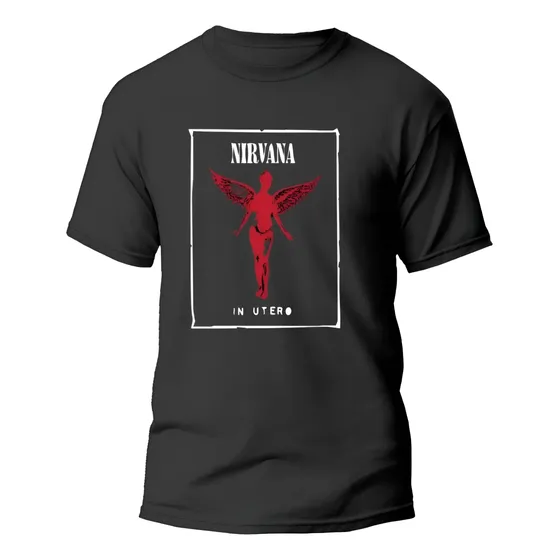 Playera Nirvana In Utero In Red