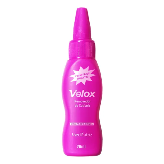 Removedor Amolecedor De Cutícula Rápida De Unhas Velox 20ml