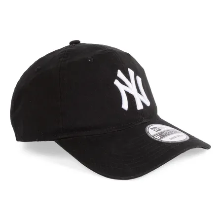 Boné New Era 9twenty New York Yankees Mlb Desestruturado Preto Único
