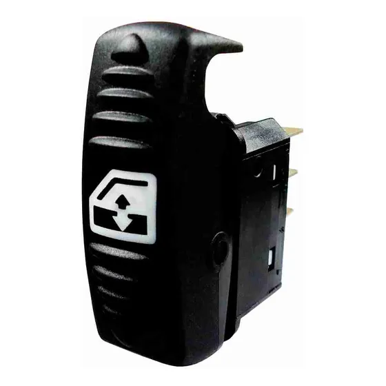 Interruptor Vidro Eletrico Scania Ch Comutadora 24v Dni