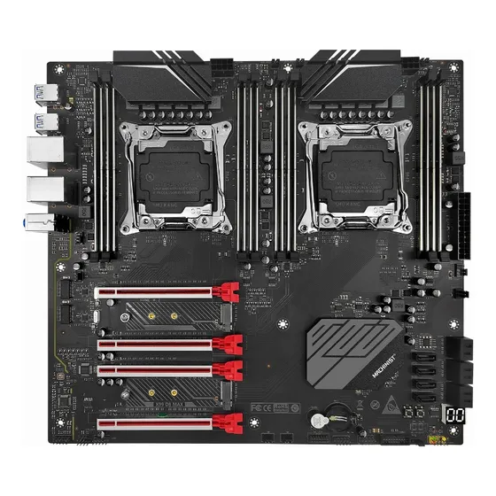Placa Mae Machinist D8 Max X99 Dual Cpu Xeon 256gb Ddr4