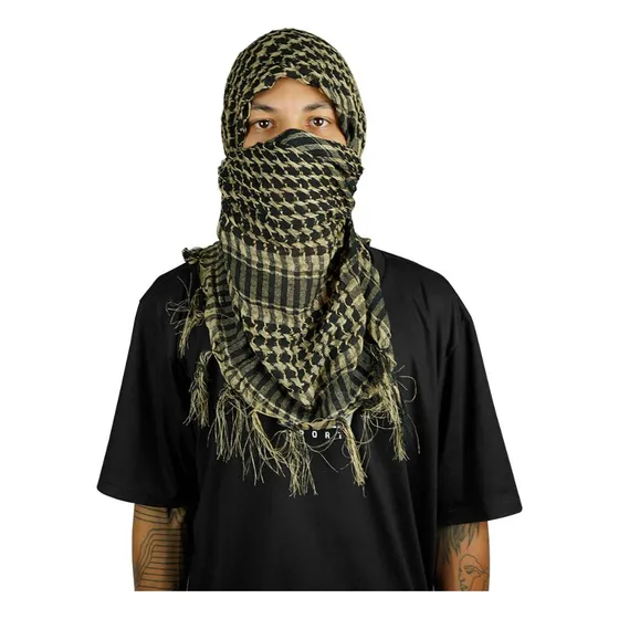 Shemagh Lenço Virtus 100 % Algodão Amarelo