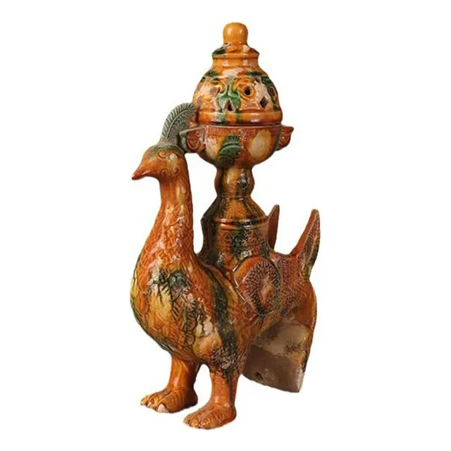 Quemador Incienso Mdniy Esqueleto Antiguo Porcelana Antigua