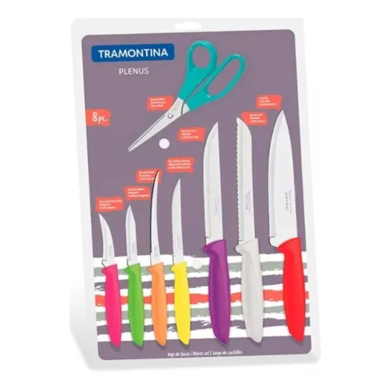 Cuchillos Tramontina Plenus De Lujo 8 Pcs