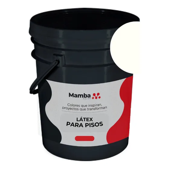 Pintura Mamba Color Látex Hogar 10 L Pisos Alto Transito