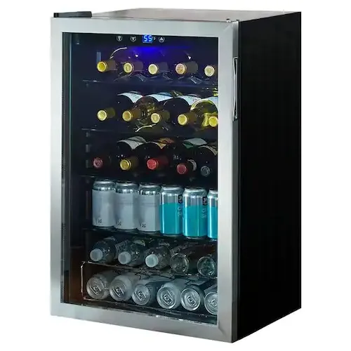 Enfriador De Vino Y Bebidas Acero Inoxidable 4,3 Ft Cubicos