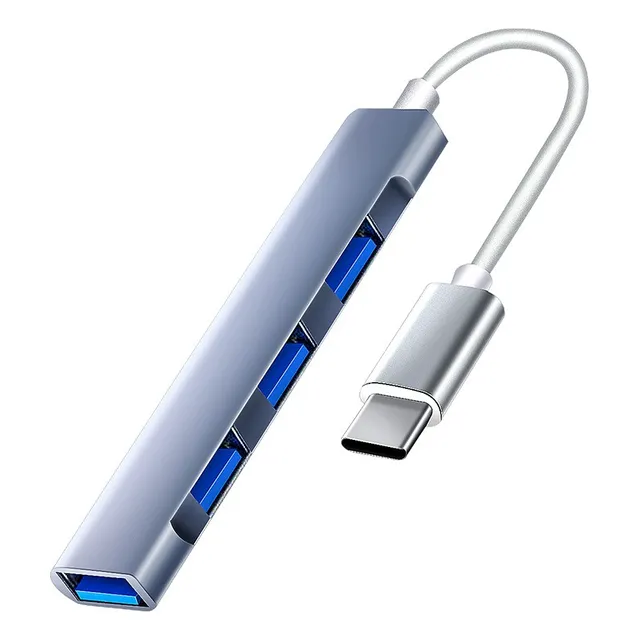 Adaptador Extension Hub Type Tipo C A 4 Puertos Usb3.0 5gbsp