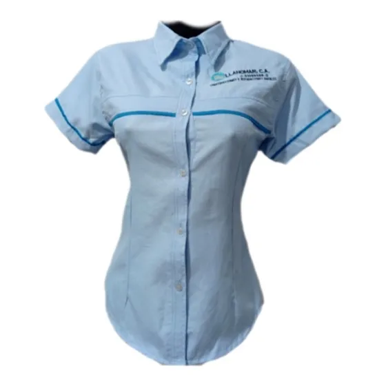 Camisa Tipo Columbia Oxford Empresas Bordados Uniformes